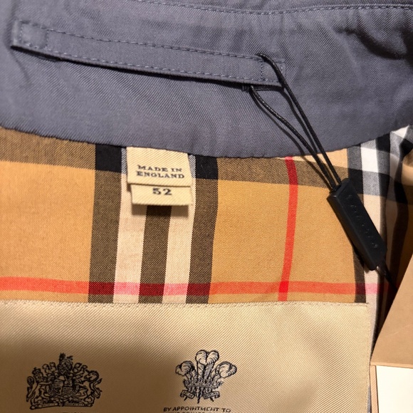Burberry Mens Trench Coat - Brand New / Never Worn / With Tags Grey Size 42 - Picture 12 of 13